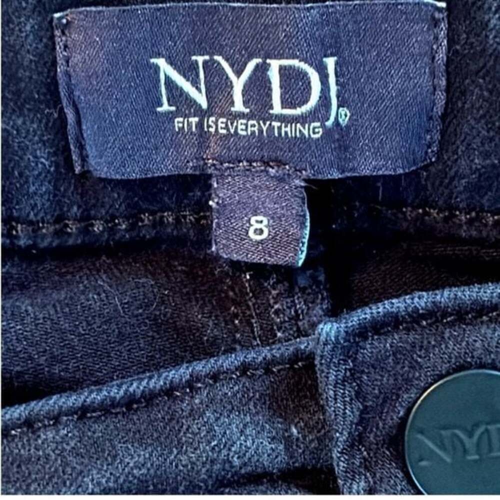 NYDJ Sheri Slim Lift Tuck Women's Size 8 in Black - Picture 4 of 7